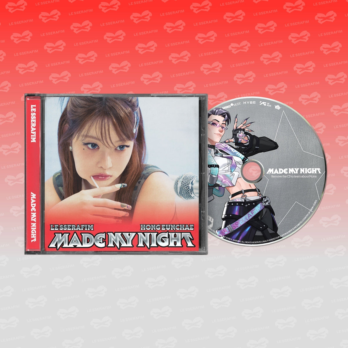 LE SSERAFIM - 2Nd Single Album "Made My Night" Single Cd [Hong Eunchae Ver.] [CD]