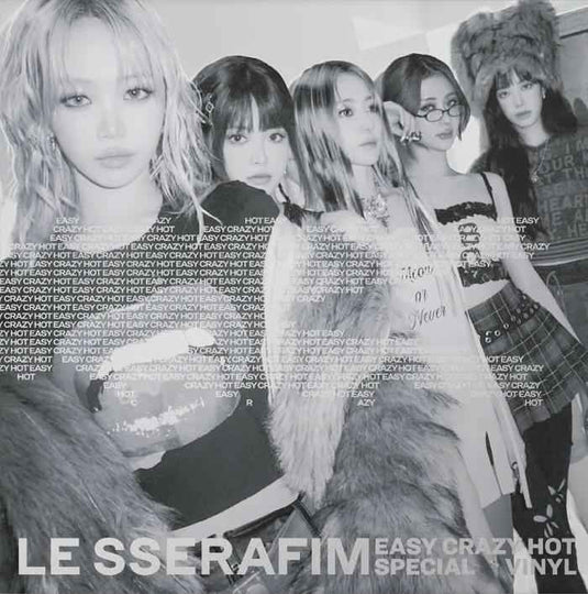 LE SSERAFIM - Easy-Crazy-Hot' Special Vinyl [Carbon Black] [Indie Exclusive] [Vinyl]