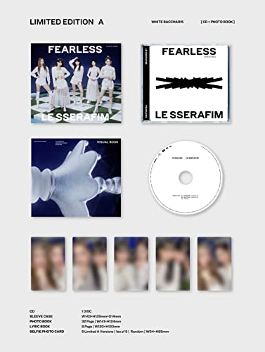 LE SSERAFIM - FEARLESS [Limited Edition A] [CD + Photobook] [CD]