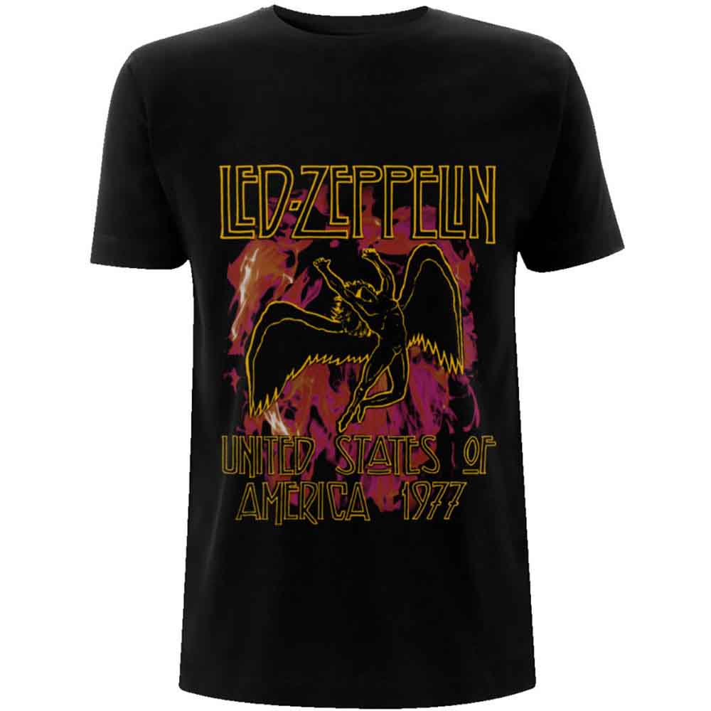 Led Zeppelin - Black Flames [T-Shirt]