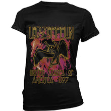 Led Zeppelin Black Flames [T-Shirt]