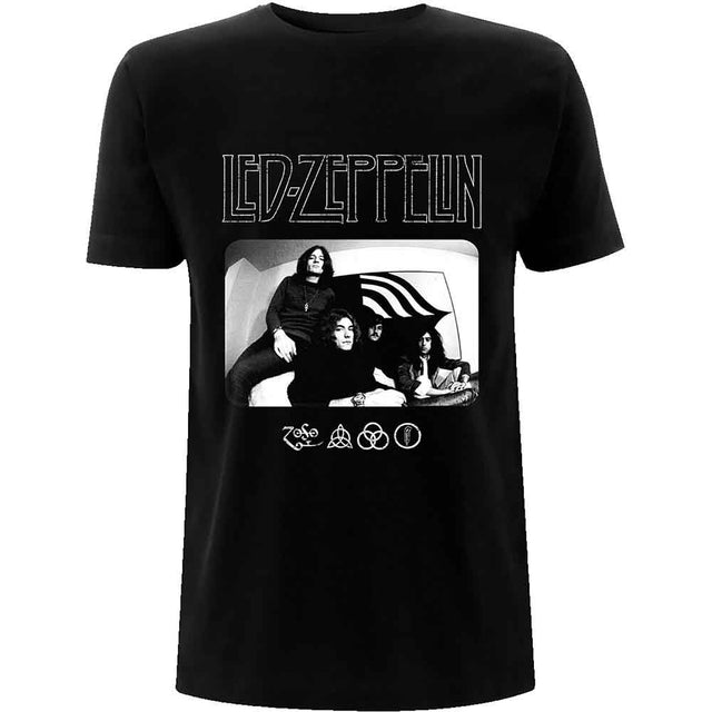 Led Zeppelin Icon Logo Photo T-Shirt