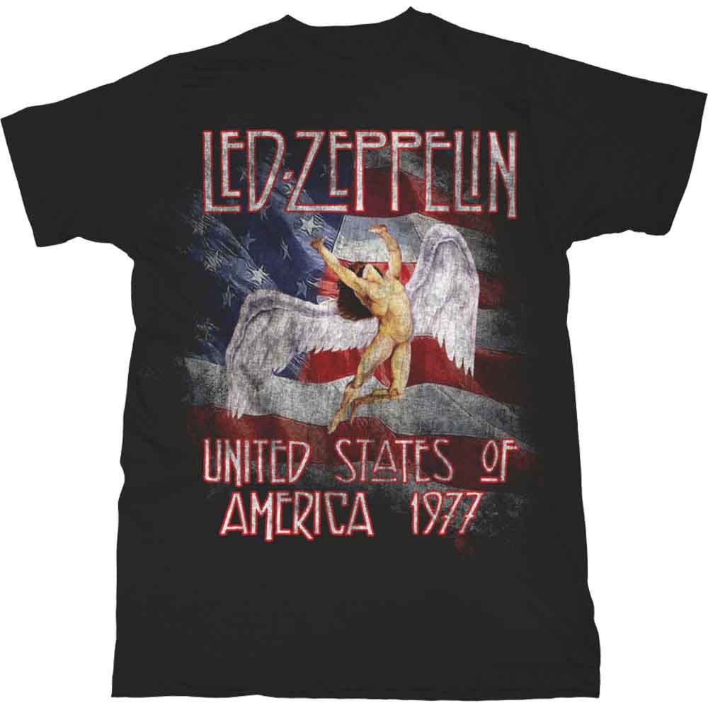 Led Zeppelin Stars N' Stripes USA '77. [T-Shirt]
