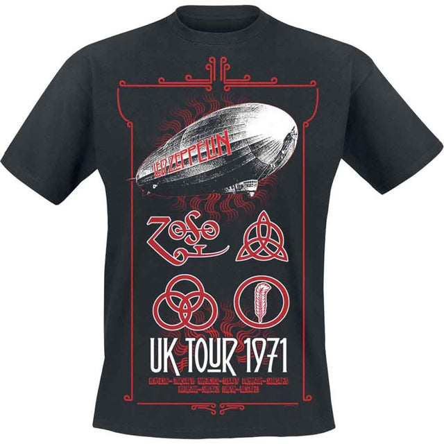 Led Zeppelin - Gira por el Reino Unido 1971. [Camiseta]