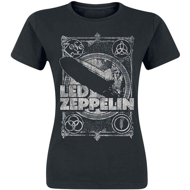 Led Zeppelin Vintage Print LZ1 T-Shirt
