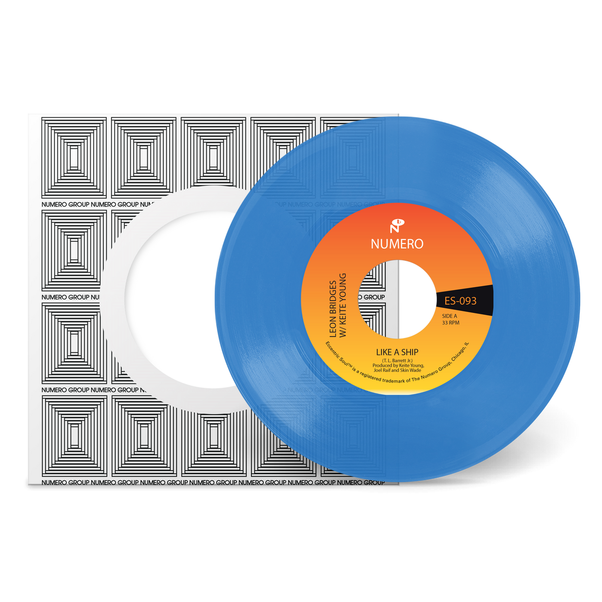 Leon Bridges y el pastor TL Barrett - Like A Ship [Azul transparente] [Vinilo]