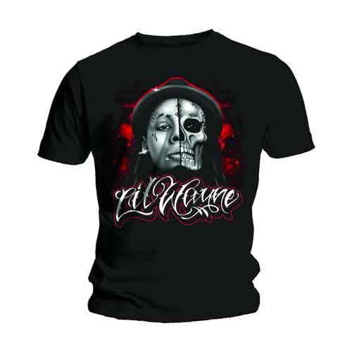 Lil Wayne Skull Sketch T-Shirt