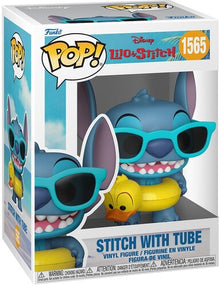 FUNKO POP! Disney: Lilo & Stitch - Stitch With Tube (Vinyl Figure, Collectible) [Action Figure]