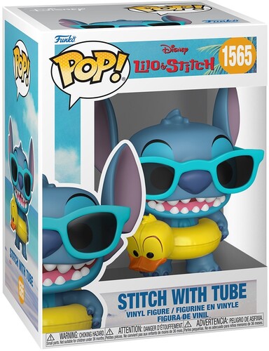FUNKO POP! Disney: Lilo & Stitch - Stitch With Tube (Vinyl Figure, Collectible) [Action Figure]