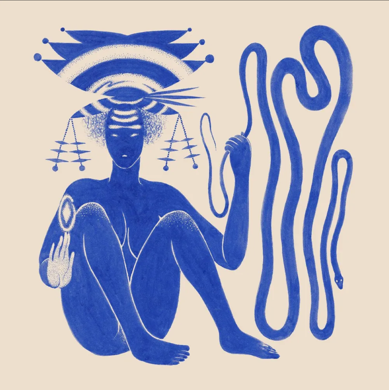 Hiatus Kaiyote - Love Heart Cheat Code [IEX Blue/White Marble] [Vinyl]