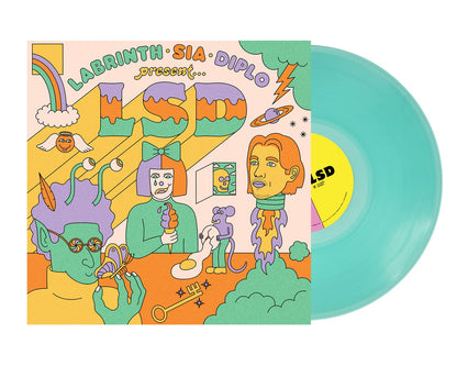 LSD Feat. Labrinth, Sia y Diplo - LSD (Edición del 5.º aniversario) (Vinilo de color, verde, Edición de aniversario, Carátula alternativa) [Vinilo]