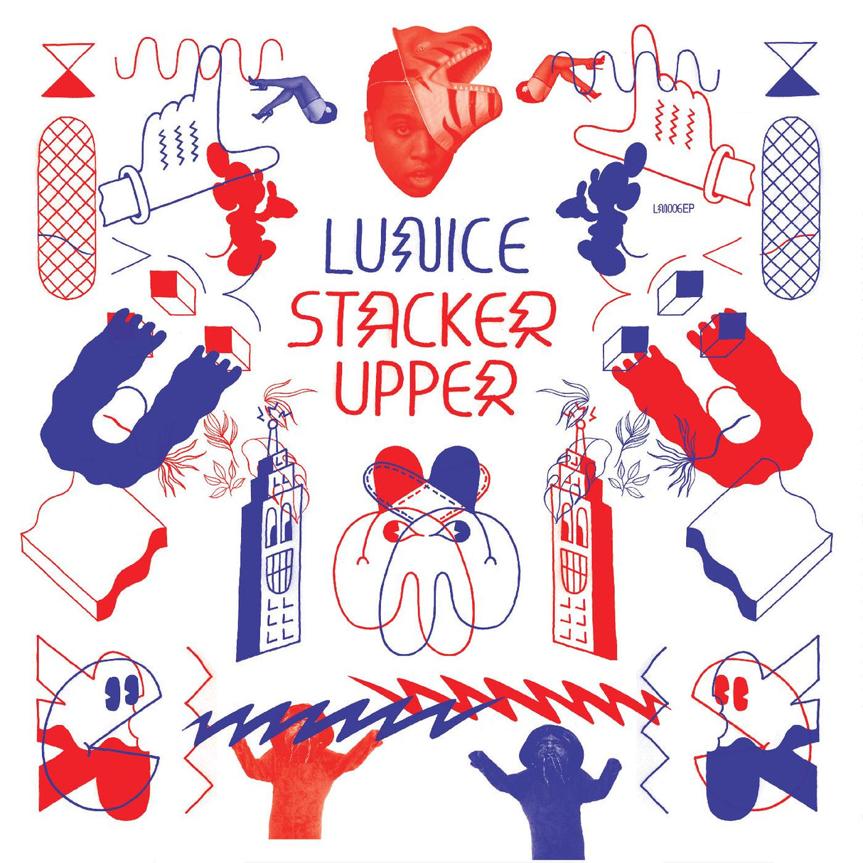 Lunice - Stacker Upper EP (BLUE VINYL) [Vinyl]