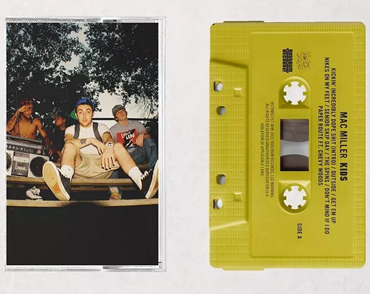Mac Miller - Kids (Indie Exclusive, Limited Edition, Yellow Colored Tape) [Cassette]