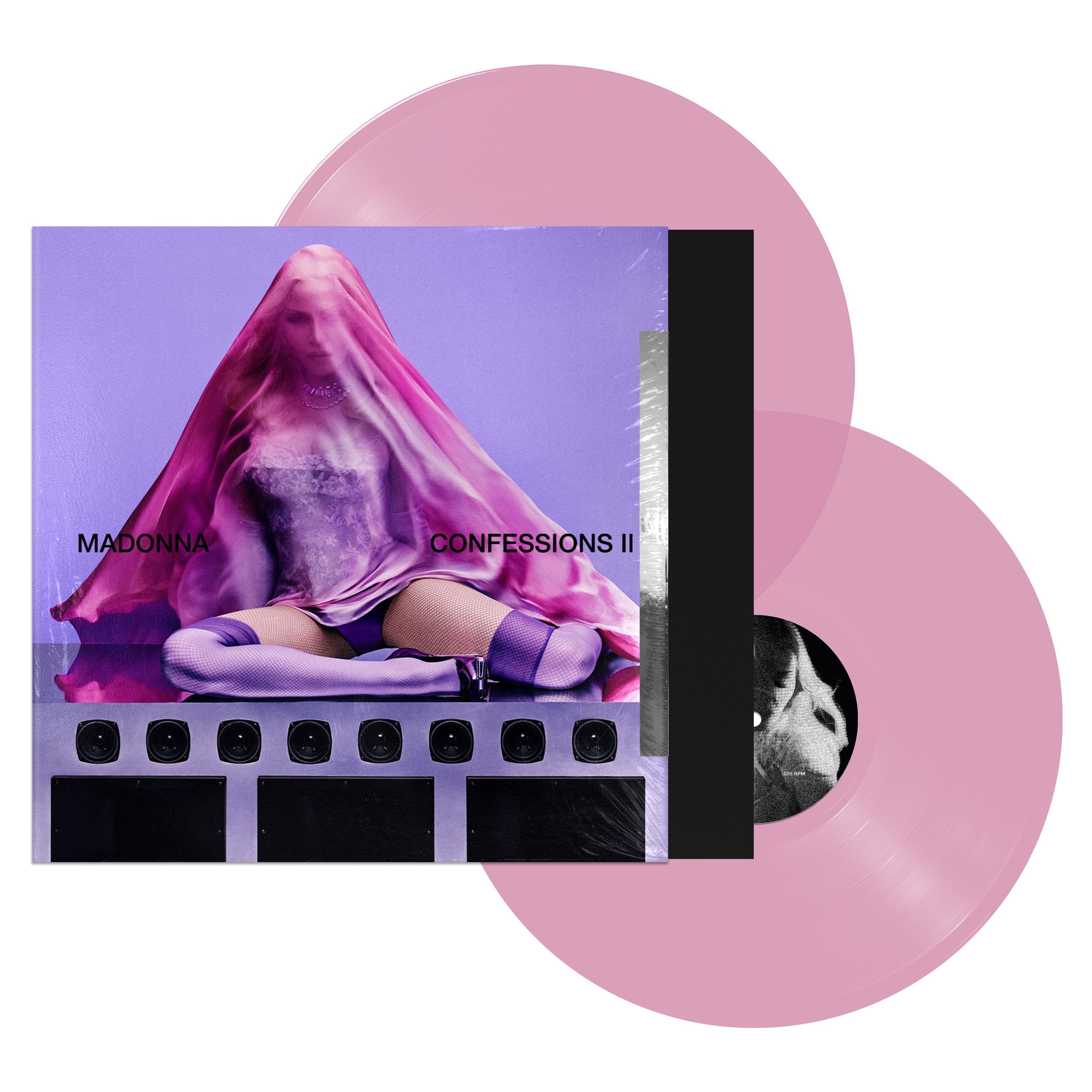 Madonna - Confessions II (Expanded Version) (Double Sided Poster) [Translucent Red] [2LP] [Vinyl]