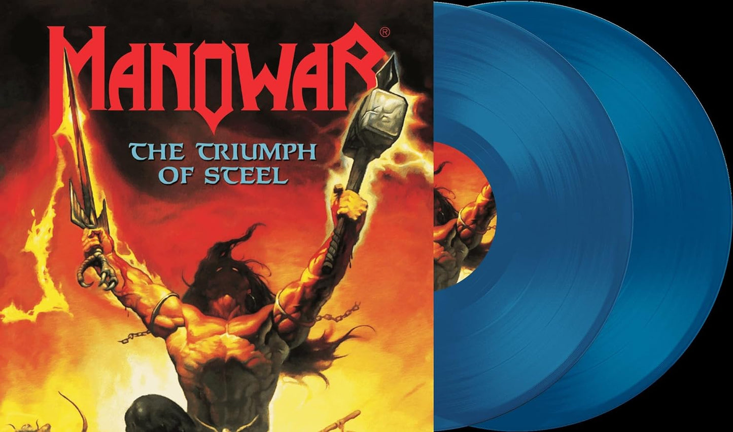Manowar - The Triumph Of Steel (Limited Edition, Transparent Blue Colored Vinyl) [Import] (2 Lp) [Vinyl]