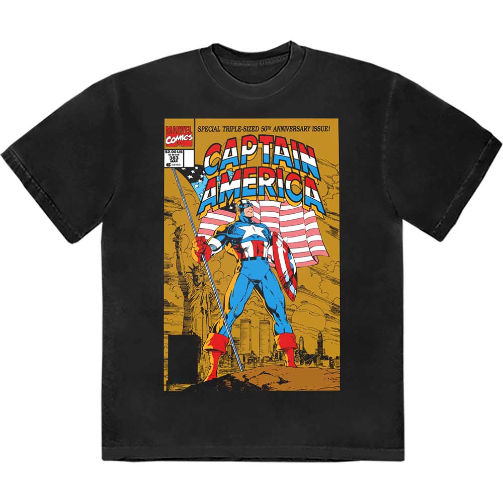 Marvel Comics Captain America 50th Comic Cover [T-Shirt]
