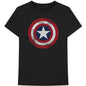 Marvel Comics Captain America Distressed Shield [T-Shirt]