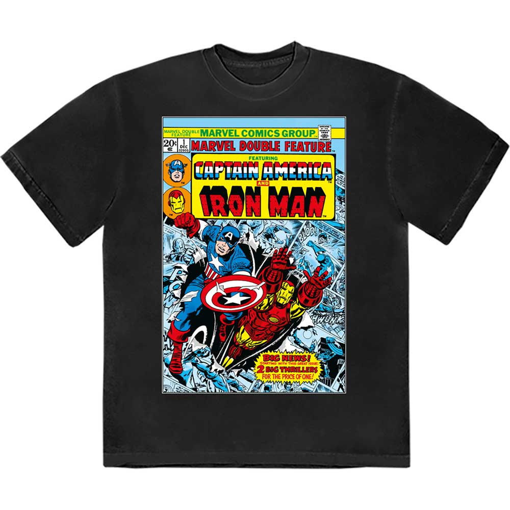 Captain America & Iron Man Comic Cover [T-Shirt]