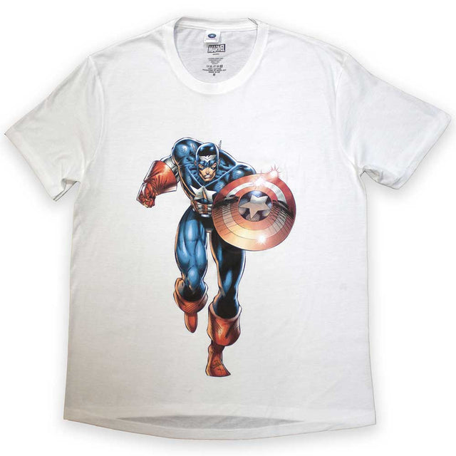 Marvel Comics - Captain America Running [T-Shirt]