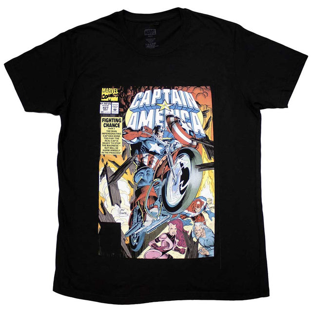 Marvel Comics - Captain America Wheel Comic Cover [T-Shirt]