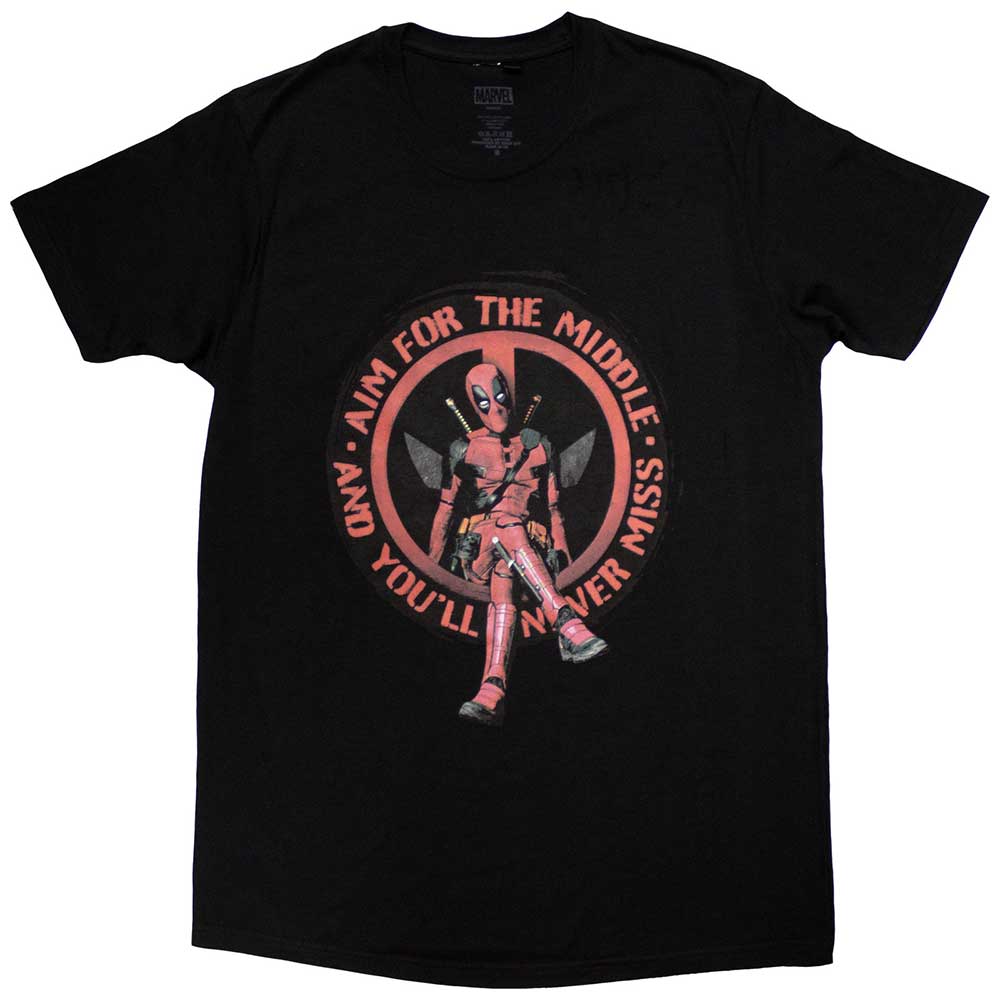 Deadpool Aim Middle [T-Shirt]
