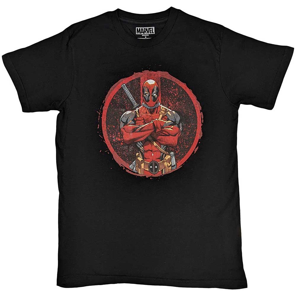 Marvel Comics - Deadpool con los brazos cruzados [Camiseta]