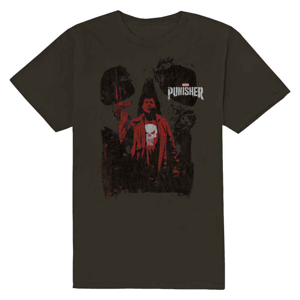 Marvel Comics - Punisher Red Outline [Camiseta]