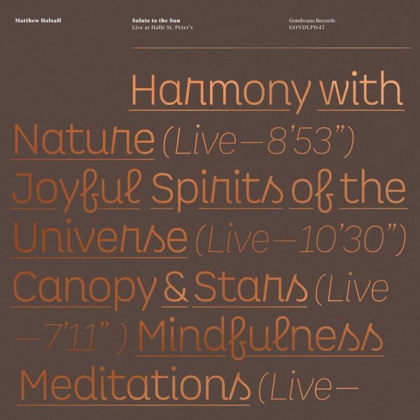 Salute to the Sun Live at HalleÌ St. Peter's [Vinyl]