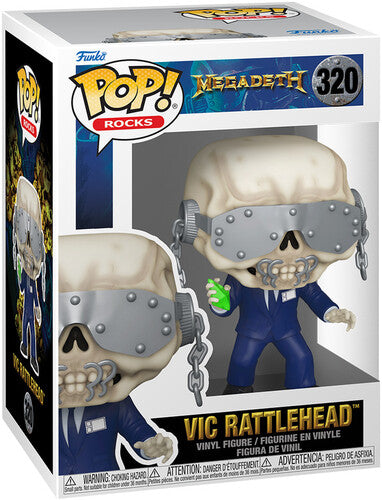 Megadeth - FUNKO POP! ROCKS: Megadeth - Vic Rattlehead (Vinyl Figure) [Action Figure]