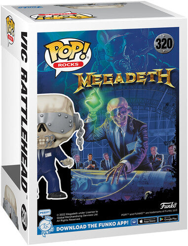 Megadeth - FUNKO POP! ROCKS: Megadeth - Vic Rattlehead (Vinyl Figure) [Action Figure]