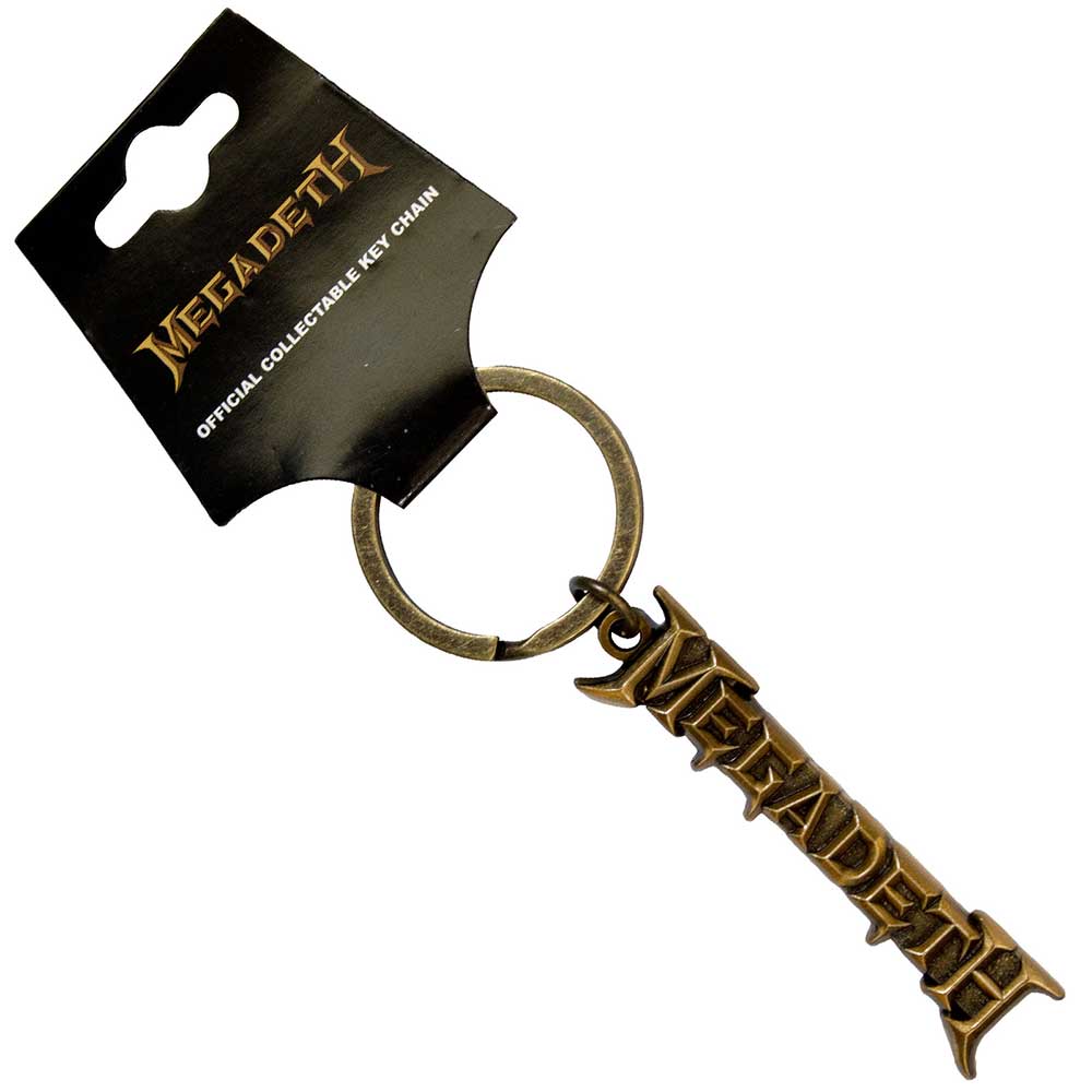 Megadeth Gold Logo v2 [Keychain]