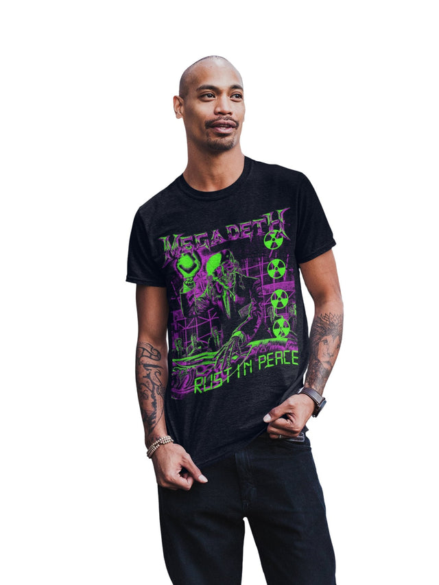 Megadeth Neon Rust T-Shirt