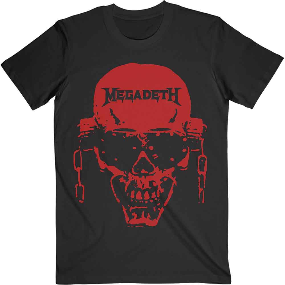 Megadeth Vic Hi-Contrast Red [T-Shirt]