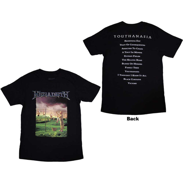 Megadeth - Youthanasia Tracklist [T-Shirt]