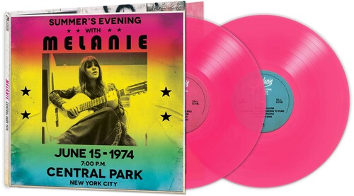 Melanie - Central Park 1974 (Colored Vinyl, Pink, Poster) (2 Lp's) [Vinyl]