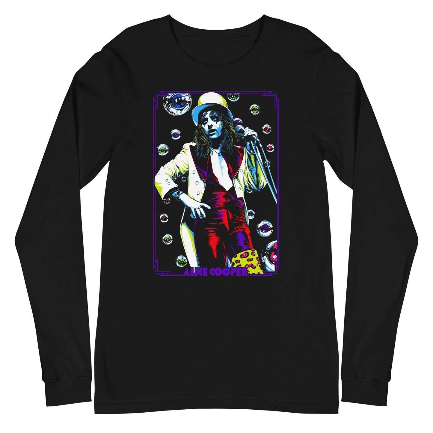 MERCHMOMENT Alice Cooper - Bubbles Long Sleeve T-Shirt [Apparel]