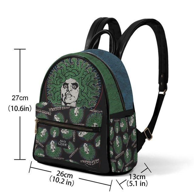 Alice Cooper Hair Mini-Backpack - Vegan Leather []