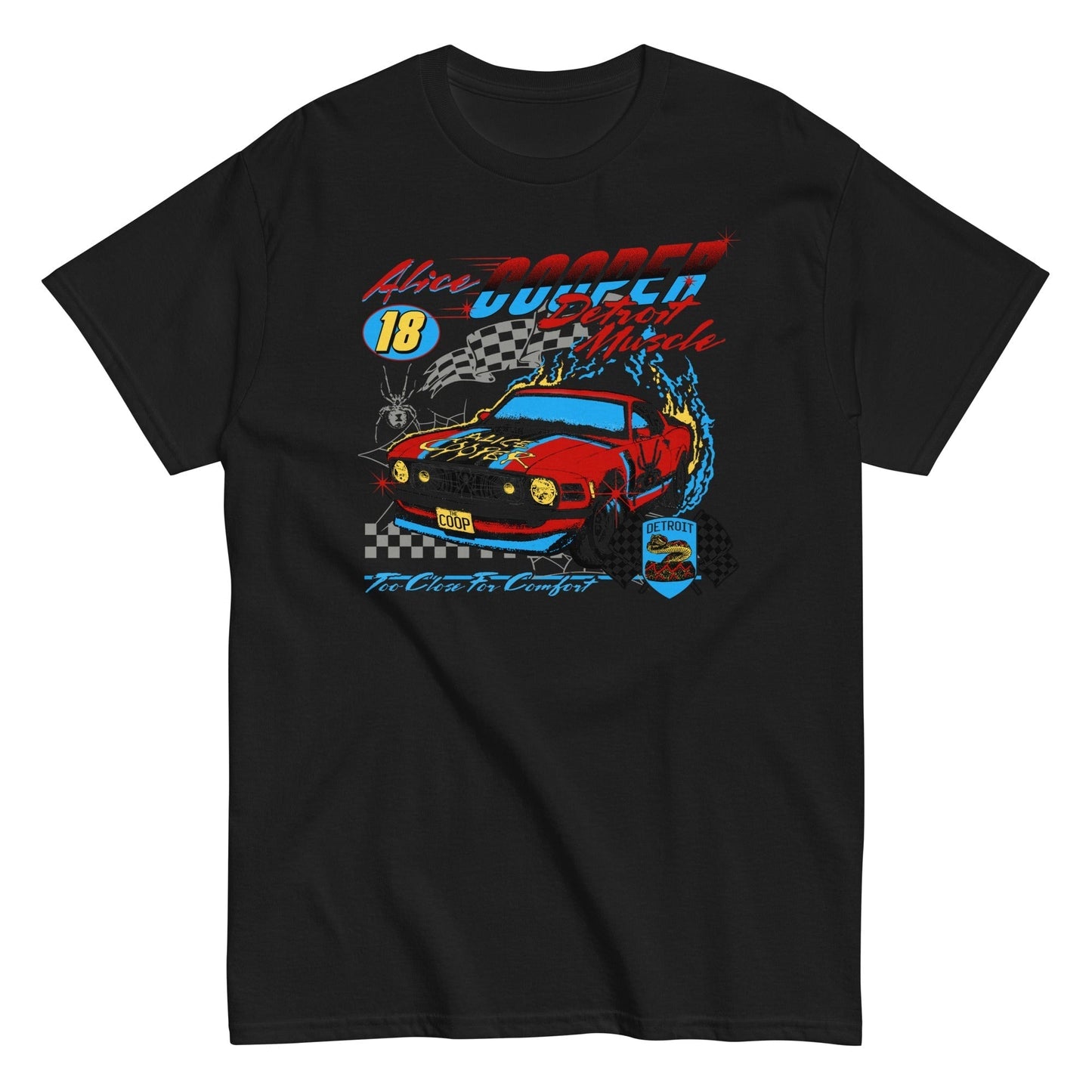 MERCHMOMENT Alice Cooper - Racecar T-Shirt [Apparel]