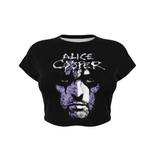 MERCHMOMENT Alice Cooper Vintage Look Women's Crop Top [Apparel]