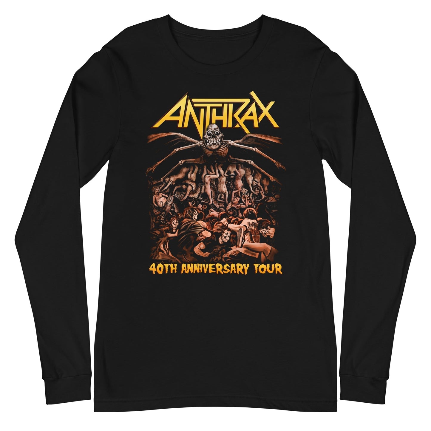 MERCHMOMENT Anthrax - 40th Anniversary Tour Long Sleeve T-Shirt [Apparel]