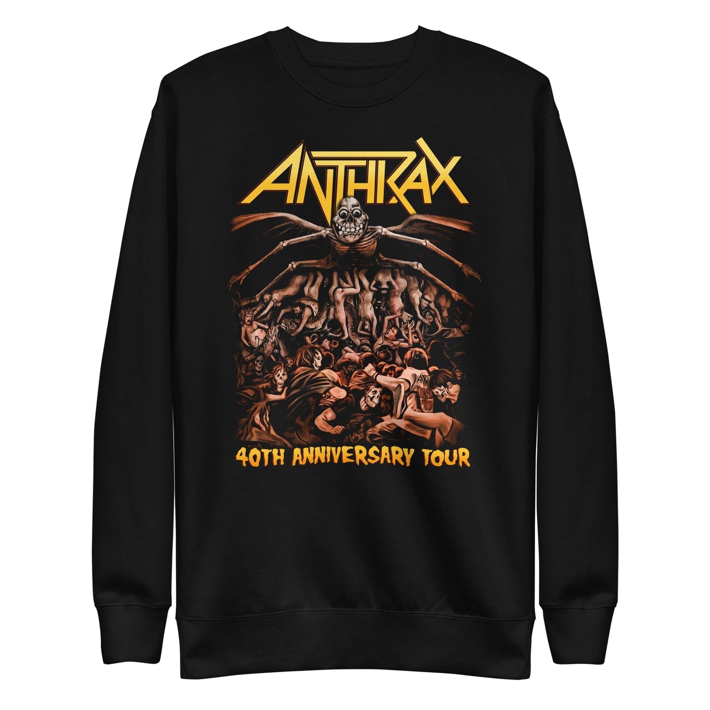 MERCHMOMENT Anthrax - 40th Anniversary Tour Sweatshirt [Apparel]