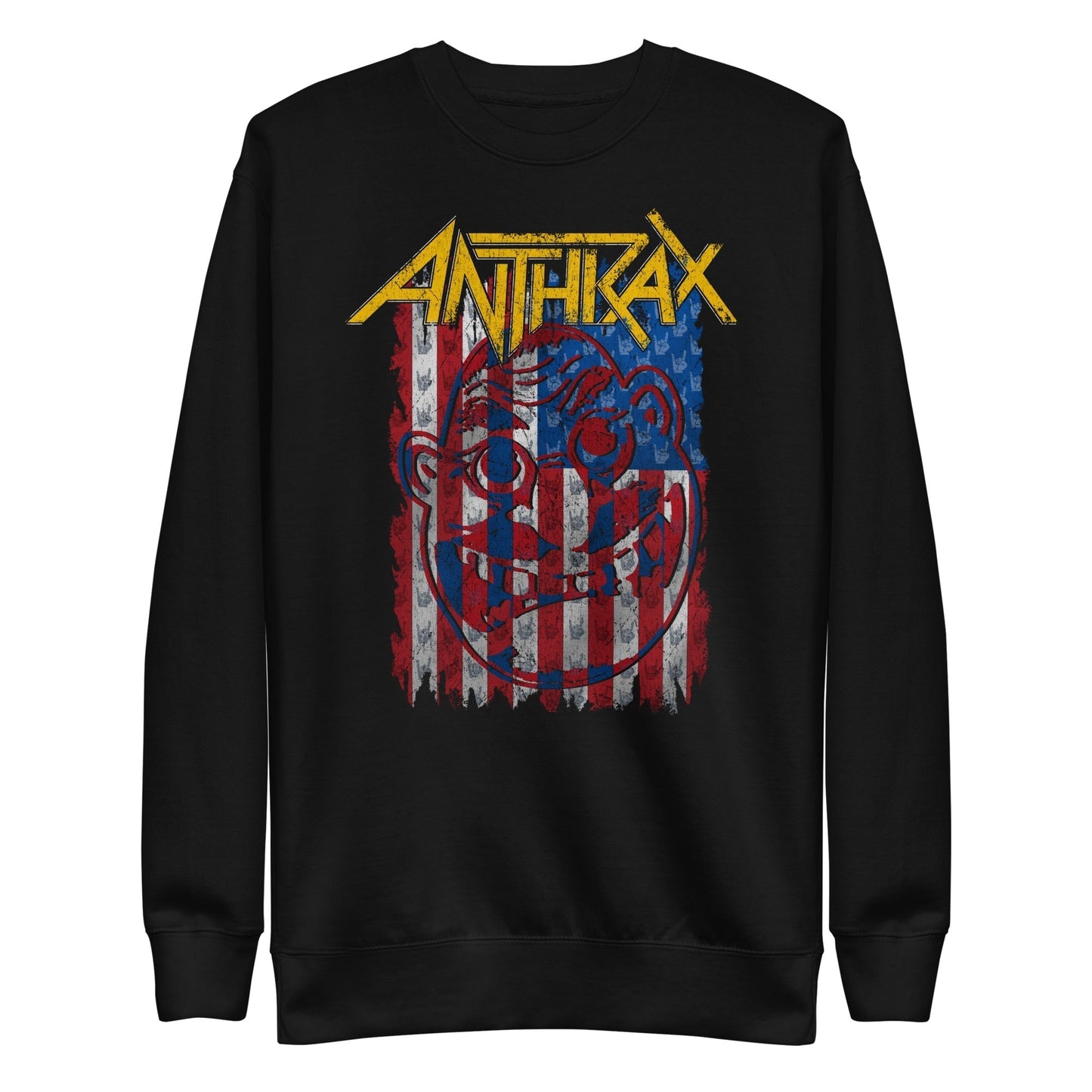 MERCHMOMENT Anthrax - American Flag Sweatshirt [Apparel]