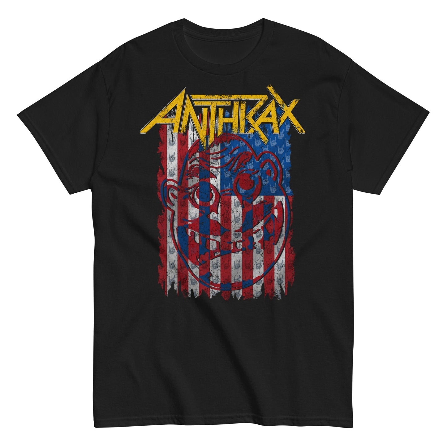 MERCHMOMENT Anthrax - American Flag T-Shirt [Apparel]
