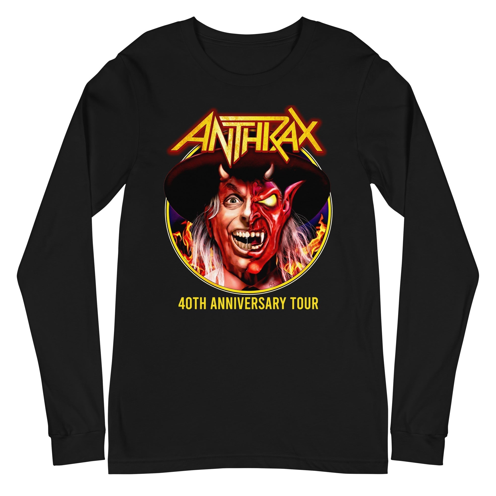 Anthrax - Half Devil Long Sleeve T-Shirt []