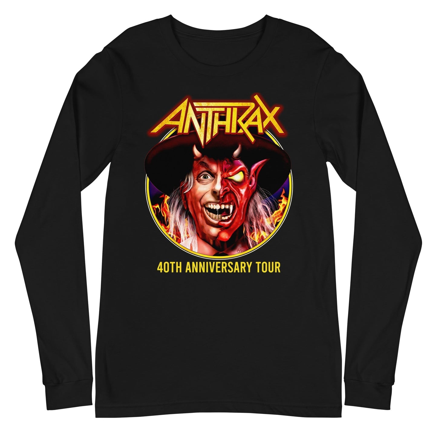 MERCHMOMENT Anthrax - Half Devil Long Sleeve T-Shirt [Apparel]