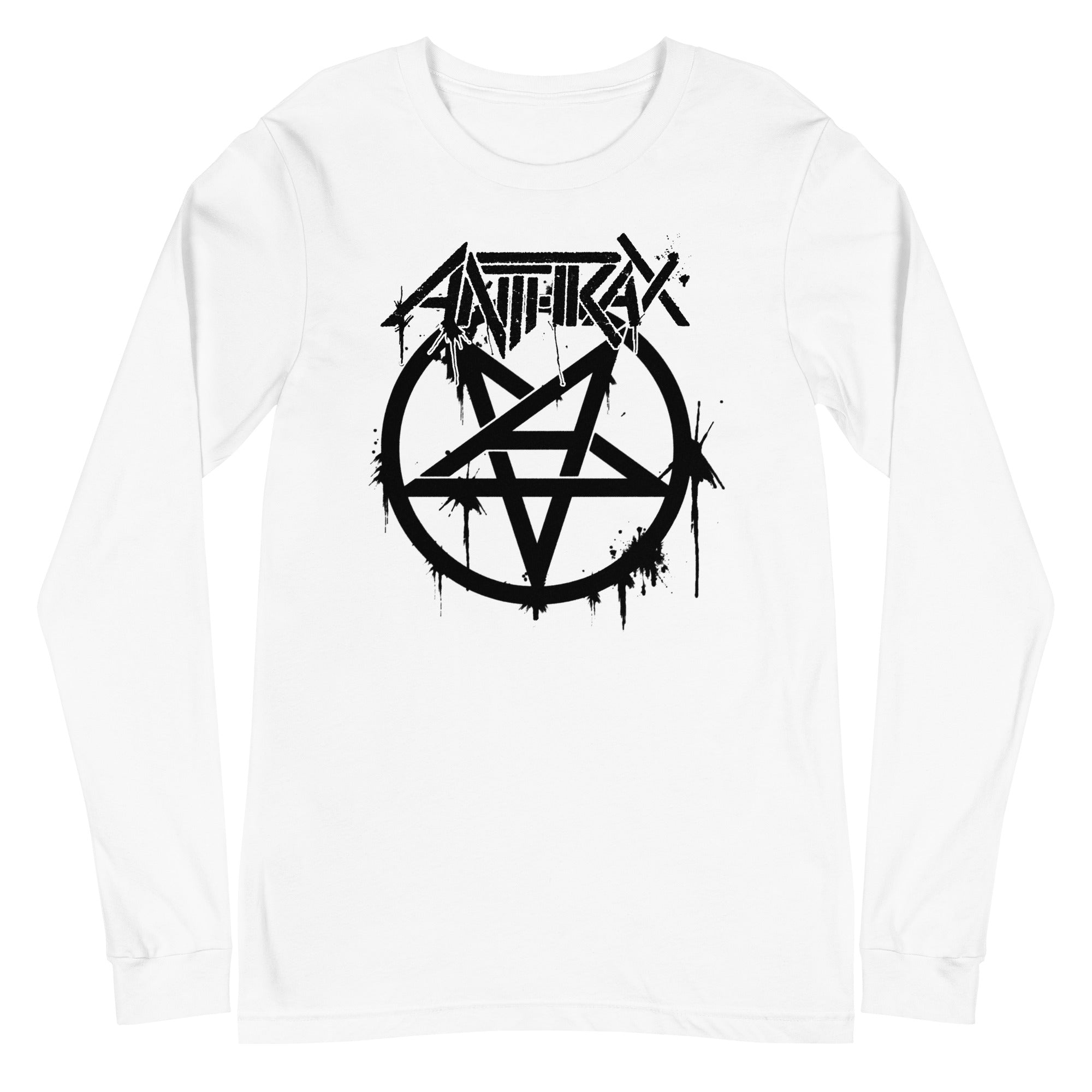 Anthrax - Pentagram Logo Long Sleeve T-Shirt #1009 []