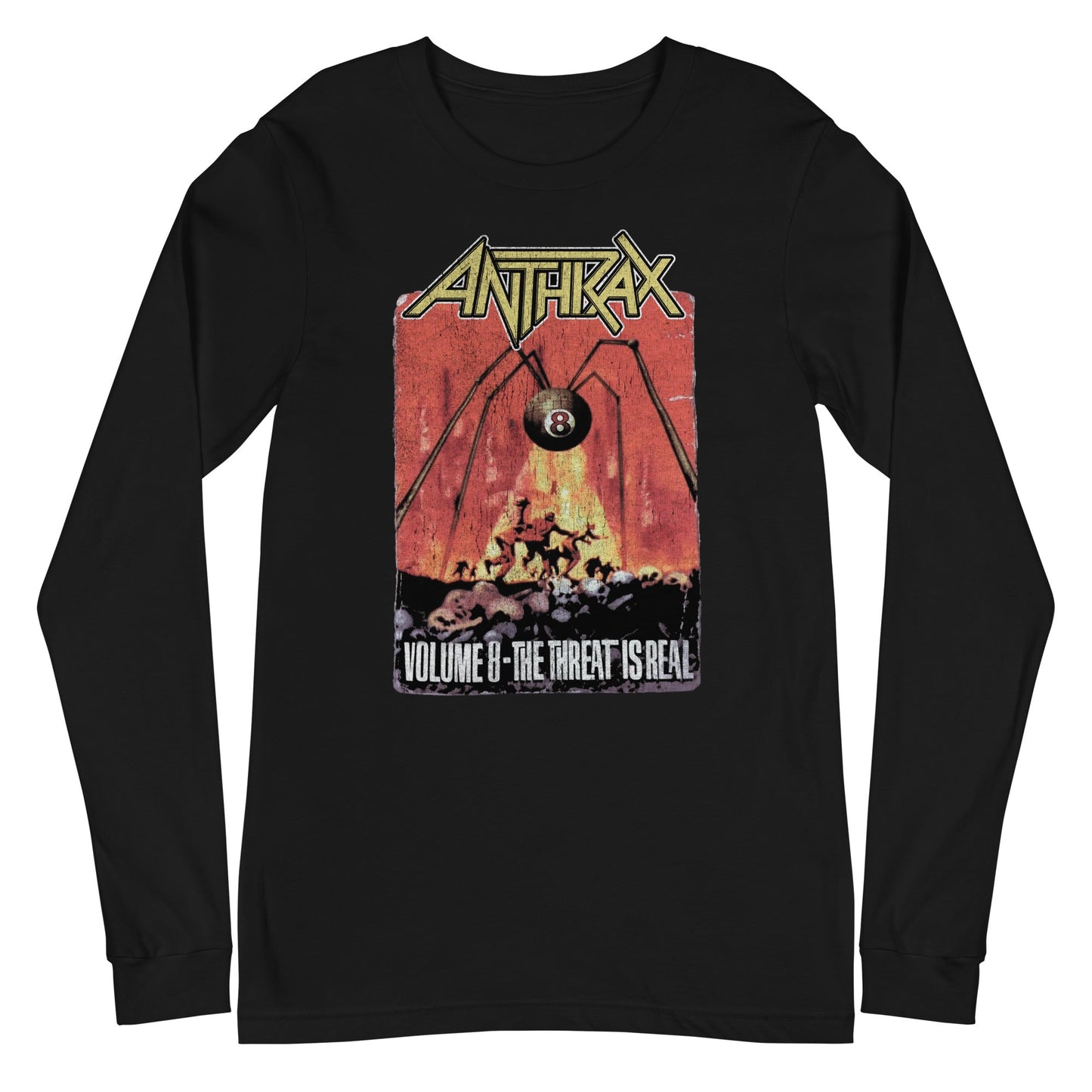 MERCHMOMENT Anthrax - The Threat Is Real Long Sleeve T-Shirt [Apparel]