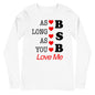 MERCHMOMENT Backstreet Boys - As Long as You Love Me Long Sleeve T-Shirt [Apparel]