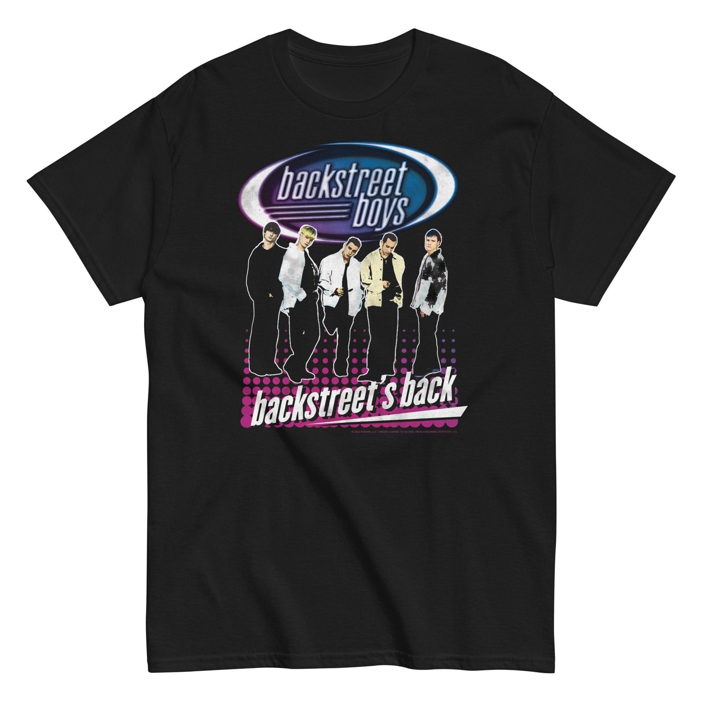 MERCHMOMENT Backstreet Boys - Back Dot Logo T-Shirt [Apparel]