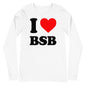 MERCHMOMENT Backstreet Boys - Love BSB White Long Sleeve T-Shirt [Apparel]